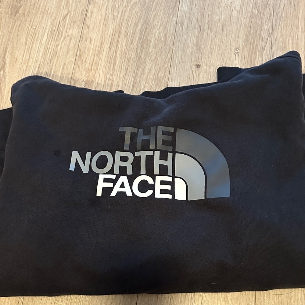 The North Face Black and Gray Logo Sweatshirt